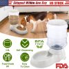 3.5L/1gal Pet Feeder Self-Dispensing Gravity Pets Food Dispenser Automatic Dog Cat Feeder
