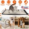 14.96x11.42in Cat Scratching Pad Small Cat Scratcher Natural Sisal Scratching Mat for Cat with 9 Screw Nails Protect Furniture Sofa Carpet