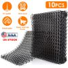 10Pcs Cat Spike Mat with Spikes 15.8x11.8in Cat Repellent Mats Spike Deterrent Stopper Mat for Pet Cats Dogs 13x1ft Area
