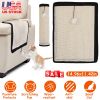 14.96x11.42in Cat Scratching Pad Small Cat Scratcher Natural Sisal Scratching Mat for Cat with 9 Screw Nails Protect Furniture Sofa Carpet