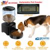 5.5L Automatic Pet Feeder Dog Cat Food Dispenser w/Voice Recording Programmable Timer  3 Meals/Day