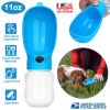 Outdoor Dog Water Bottle Portable Pet Water Bottle Leakproof Puppy Water Dispenser One-Handed Operation Lightweight Dog Travel Water Bottle for Outdoo