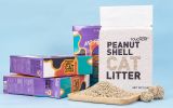 Touchcat High-Clumping Eco-Friendly Peanut Shell Kitty Cat Litter