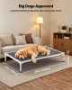 VEVOR Elevated Dog Bed for Large Dog Portable Raised Dog Cot with Teslin Mesh XL