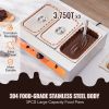 VEVOR Chocolate Tempering Machine, 26.5 Lbs 3 Tanks Chocolate Melting Pot TEMP Control 86~185°F