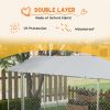 PawHut 20' x8' Dog Kennel Outdoor for All Breed Dogs with Waterproof UV Resistant Roof, Silver