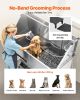 62 Inch Dog Grooming Bath Tub Stainless Steel w Stairs Water Filter Left