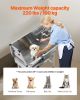 34" Dog Grooming Bath Tub Stainless Steel w Stairs Faucet Left Door