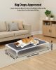VEVOR Elevated Dog Bed for Large Dogs Portable Raised Dog Cot with Teslin Mesh L