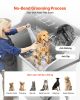 50 Inch Dog Grooming Bath Tub Stainless Steel w Ramp Faucet Left Door