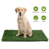 23.23x18.12” Replacement Grass Mat For Pet Potty Tray Dog Pee Potty Grass Turf Pad Fast Drainage Easy Cleaning