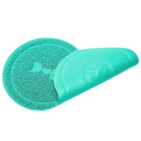 Dog Cat Bowl Mat Pet Food Water Feeding Mat Non-slip Pet Dish Tray Mat Paw Clean Placemat (Dog health: No8_Aqua)