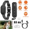 Dog Training Collar with Remote 2624FT 3 Modes Beep Shock Vibration Electric Rechargeable Correction Device IP67 Waterproof Transmitter Receiver for d