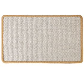 Cat Scratching Mat Natural Sisal Anti-Slip Mat Horizontal Cat Floor Scratching Pad Rug 
Kitten Play Toys Protect Carpets Sofas Furniture (Dog health: Large)
