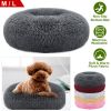 Pet Dog Bed Soft Warm Fleece Puppy Cat Bed Dog Cozy Nest Sofa Bed Cushion For S/M Dog