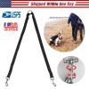 Double Dogs Leash Two Dogs Leash No-Tangle Dual Dogs Lead Metal Coupler Dog Walking Training Leash Pet Leashes for 2 Dogs