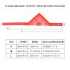 Adjustable Bandana Leather Pet Collar Triangle Scarf