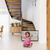 Dog Gate Dog Pet Baby Security Guard Gate Folding Safety Mesh Fence Guard For Hall Doorway Stairwells