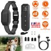 Dog Training Collar with Remote 2624FT 3 Modes Beep Shock Vibration Electric Rechargeable Correction Device IP67 Waterproof Transmitter Receiver for d