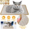 Cat Scratching Mat Natural Sisal Anti-Slip Mat Horizontal Cat Floor Scratching Pad Rug 
Kitten Play Toys Protect Carpets Sofas Furniture