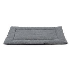 Dog Bed Mat Comfortable Fleece Pet Dog Crate Carpet Reversible Pad Joint Relief For S/M/L Dogs w/ Water Resistant Breathable Cushion Pad Sofa Car Seat (Dog health: S)