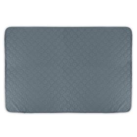 Washable Dog Pee Pad Reusable Puppy Potty Training Pads Waterproof Absorbent Whelping Mat Cat Pee Cushion for Dogs Pets Cats (Dog health: Grey_100_70CM)