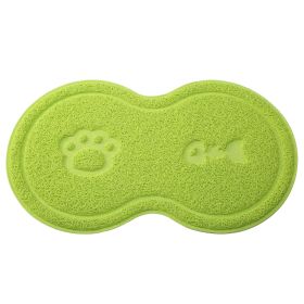 Dog Cat Bowl Mat Pet Food Water Feeding Mat Non-slip Pet Dish Tray Mat Paw Clean Placemat (Dog health: No8_Neon)