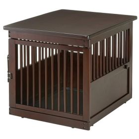 Richell End Table Dog Crate (Dog health: Medium)