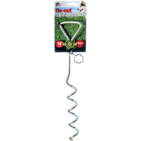Prevue Pet Products Spiral Tie-Out Stake Heavy Duty (Dog health: 18 Inch)