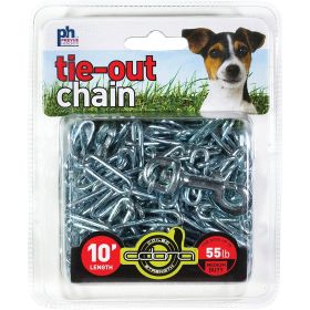 Prevue Pet Products Tie-out Chain Medium Duty (Dog health: 10 Foot)