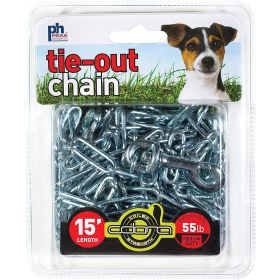 Prevue Pet Products Tie-out Chain Medium Duty (Dog health: 15 Foot)