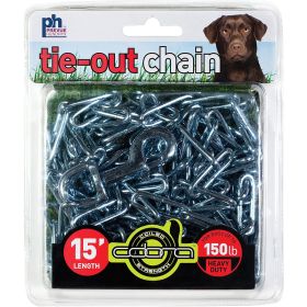 Prevue Pet Products Tie-out Chain Heavy Duty (Dog health: 15 Foot)