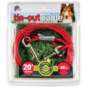 Prevue Pet Products Tie-out Cable Medium Duty (Dog health: 20 Foot)