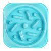 Dog Cat Slow Feeder Bowl Pet No Gulp Feeder Bowl Anti-Bloat Feeding Plate