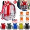 Pet Backpack Carrier Ventilate Transparent Backpack Travel Breathable Astronaut Cat Carrier For Puppies Cats Dogs Under 13LBS