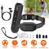 Dog Training Collar with Remote 2624FT 3 Modes Beep Shock Vibration Electric Rechargeable Correction Device IP67 Waterproof Transmitter Receiver for d