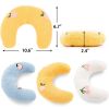 Cat Pillow, Small Pillow for Cat, Cat Blankets for Indoor, Pet Toy, Small Banana Donut Bed for Pets, Little Pillow for Cats No Heating Pad