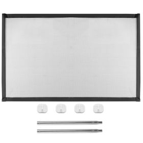 Dog Gate Dog Pet Baby Security Guard Gate Folding Safety Mesh Fence Guard For Hall Doorway Stairwells (Dog health: L)